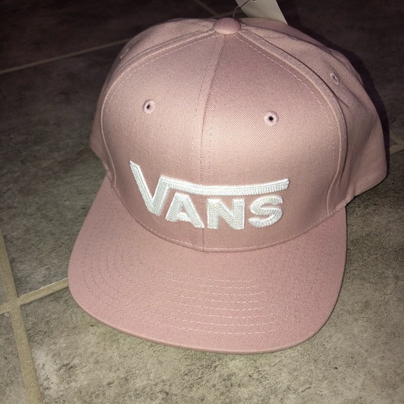 vans pink snapback